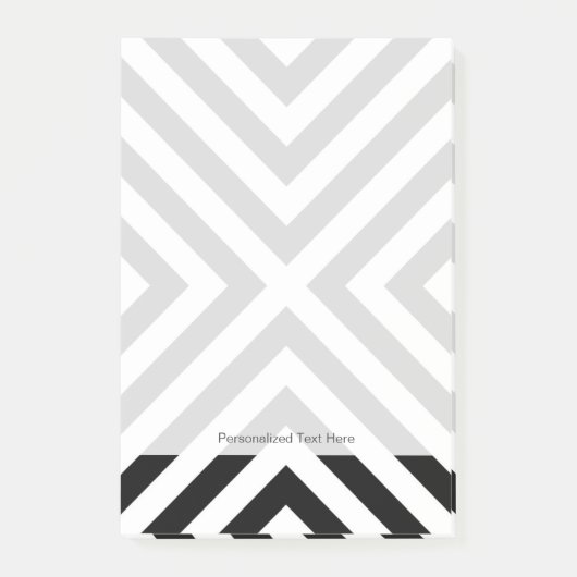 Post-it® Motif de rayures (Devant)
