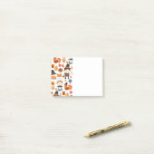 Post-it® Motif de récolte de pèlerins d'action de grâce (Sur un bureau)