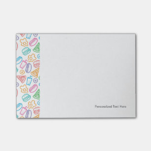 Post-it® motif de restauration rapide