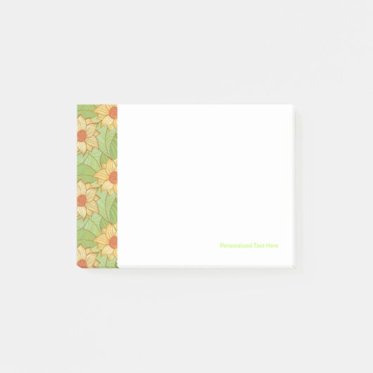 Post-it® Motif de Retro Magnolia (Devant)