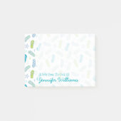 Post-it® Motif de rotation| Ajouter votre nom (Devant)