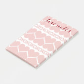 Post-it® Motif de Saint-Valentin (Incliné)