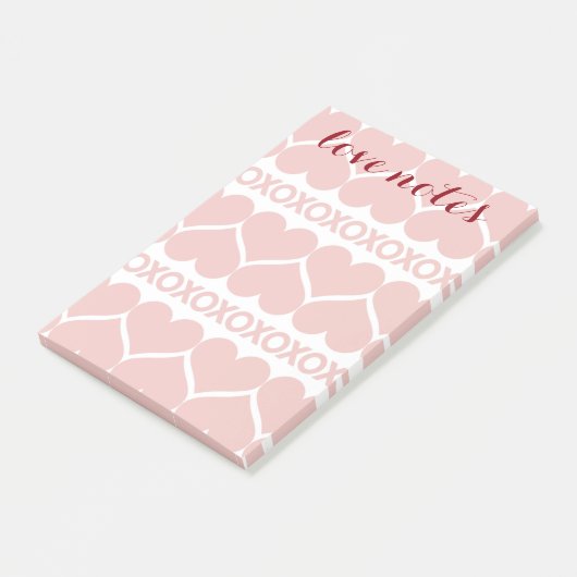 Post-it® Motif de Saint-Valentin (Incliné)