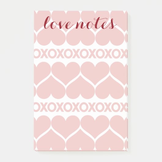 Post-it® Motif de Saint-Valentin (Devant)