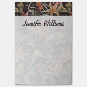 Post-it® Motif de Shabby Sea Life  Ajouter votre nom