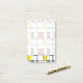 Post-it® Motif de Stijl (Sur un bureau)