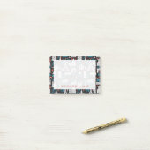 Post-it® Motif de symboles de la France | (Sur un bureau)