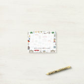 Post-it® Motif de symboles de l'Allemagne | (Sur un bureau)