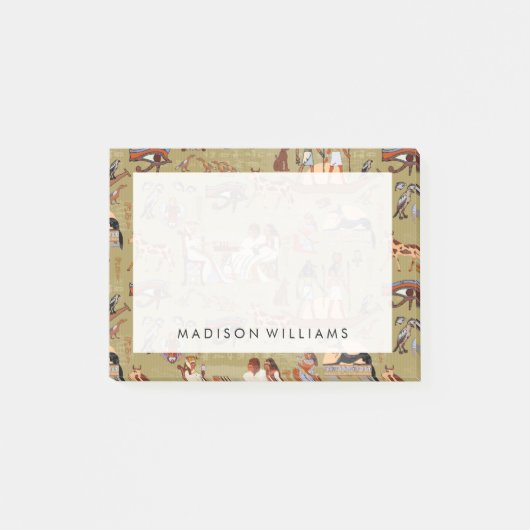 Post-it® Motif de symboles de l'Egypte | (Devant)