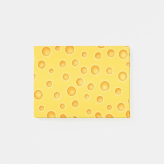 Post-it® Motif de texture de Cheezy de fromage suisse (Devant)