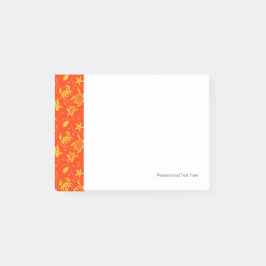 Post-it® Motif de tortues (Devant)