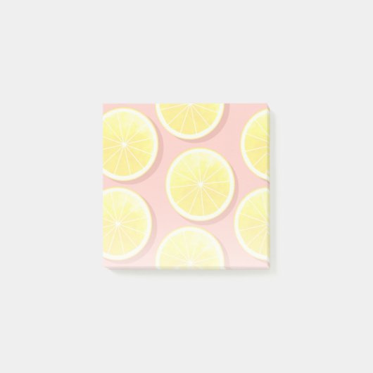 Post-it® Motif de tranches de citron d'été (Devant)