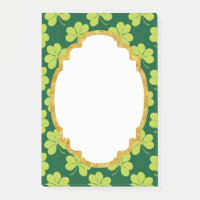 Motif de trèfle vert