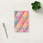 Post-it® Motif de triangle géométrique gras  (Bureau)