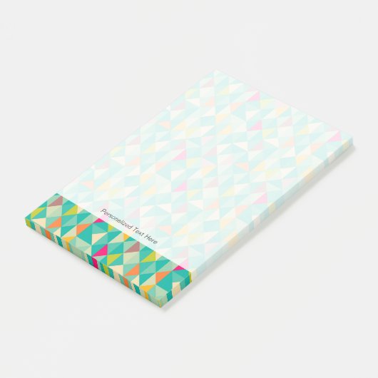 Post-it® Motif de triangles (Incliné)