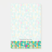 Post-it® Motif de triangles (Devant)