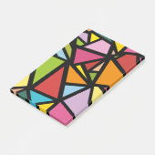 Post-it® Motif de triangles colorés 3 (Incliné)