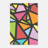 Post-it® Motif de triangles colorés 3 (Devant)