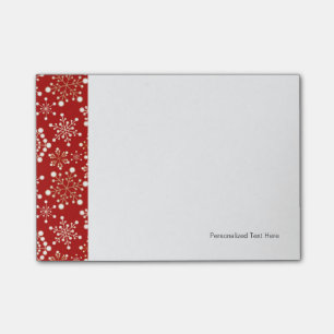 Post-it® Motif de vacances Red and Gold