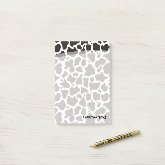 Post-it® Motif de vache (Sur un bureau)