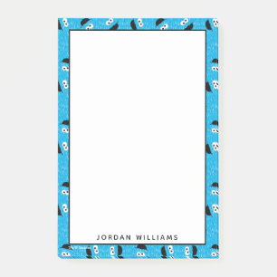 Post-it® Motif de visage de fourrure de monstre de cookies