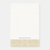 Post-it® Motif de zigzag (Devant)