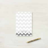 Post-it® Motif de zigzag géométrique 2 (Sur un bureau)