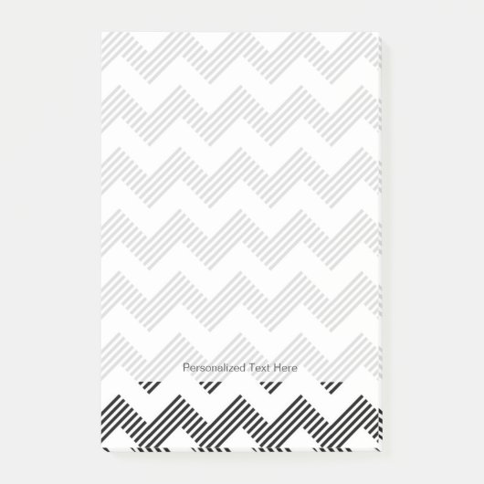 Post-it® Motif de zigzag géométrique 2 (Devant)
