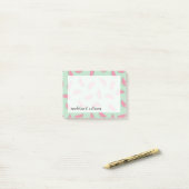 Post-it® Motif d'éclaboussure de peinture de fruit tropical (Sur un bureau)