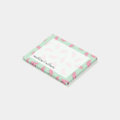 Post-it® Motif d'éclaboussure de peinture de fruit tropical (Incliné)