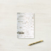 Post-it® Motif d'écorce de bouleau (Sur un bureau)