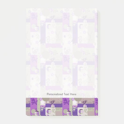 Post-it® Motif d'édredon de bébé (Devant)