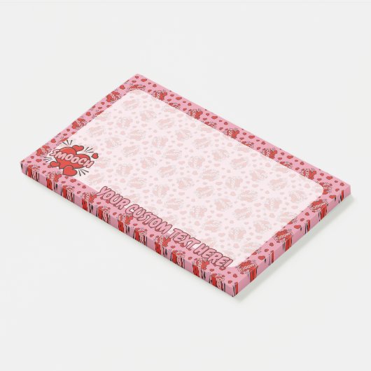 Post-it® Motif d'effet sonore de bande dessinée (Incliné)