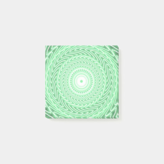 Post-it® Motif des cercles verts de printemps (Devant)
