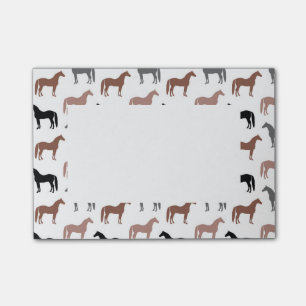 Post-it® Motif des chevaux multicolores