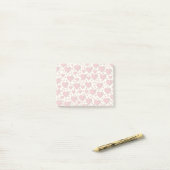 Post-it® Motif des Coeurs romantiques rouges (Sur un bureau)
