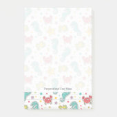 Post-it® motif des créatures de mer (Devant)