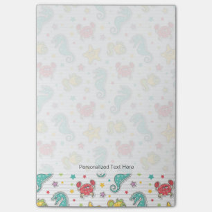 Post-it® motif des créatures de mer
