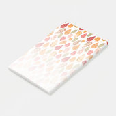 Post-it® Motif des feuilles d'automne peintes (Incliné)