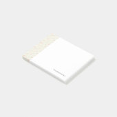 Post-it® Motif des flèches encadrées de corail (Incliné)