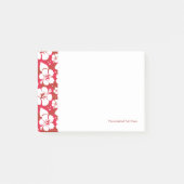 Post-it® Motif des fleurs d'Hibiscus (Devant)