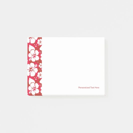 Post-it® Motif des fleurs d'Hibiscus (Devant)
