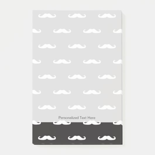 Post-it® motif des hipsters de Moustache (Devant)
