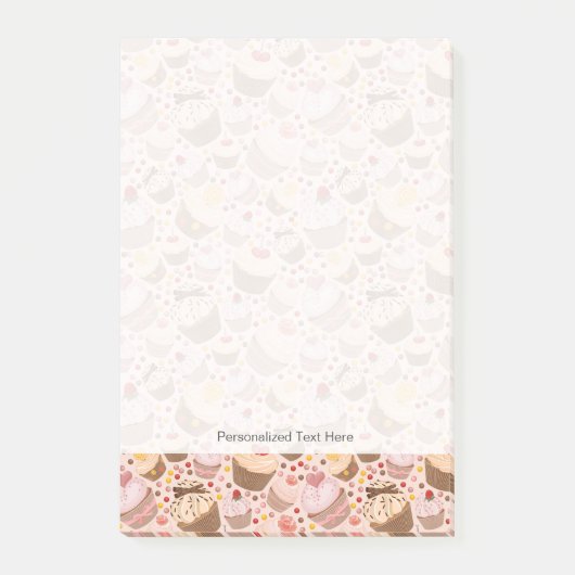 Post-it® Motif des petits gâteaux de célébration (Devant)