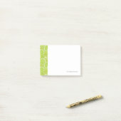 Post-it® Motif Des Tranches De Chaux Vertes (Sur un bureau)