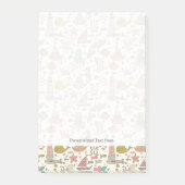 Post-it® Motif D'Été Amusant Avec Navires (Devant)