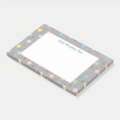 Post-it® Motif d'explosions d'étoile atomique éparpillé par (Incliné)