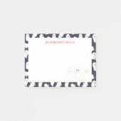 Post-it® Motif d'Halloween Ghosts convivial (Devant)
