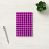 Post-it® Motif diamant damier rose (Bureau)