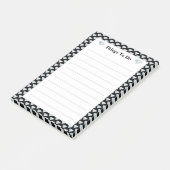 Post-it® Motif diamant élégant Choses à faire alignées (Incliné)